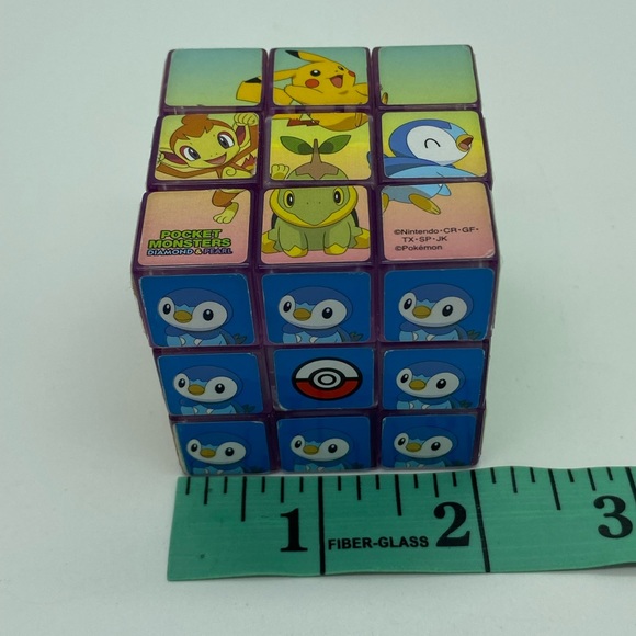 Pokémon Pocket Monsters Diamond & Pearl Nintendo Rubik’s Cube 2x2” - Picture 9 of 9